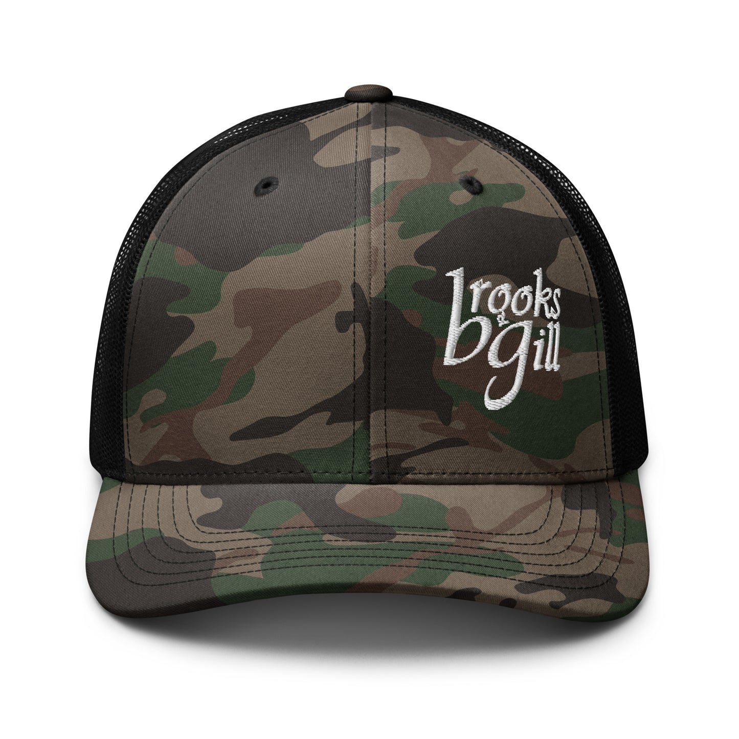 Camouflage trucker hat